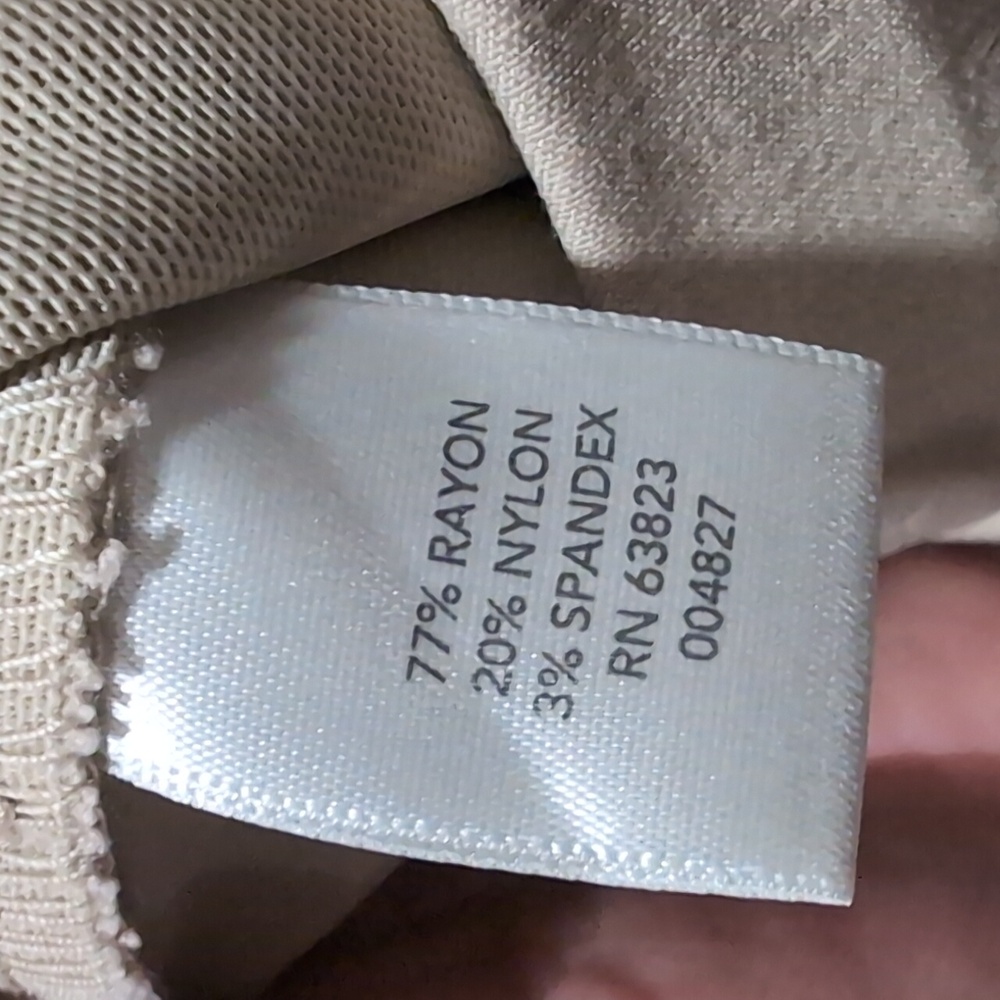 CHRISTOPHER & BANKS TAN PANTS 14 - Picture 8 of 9